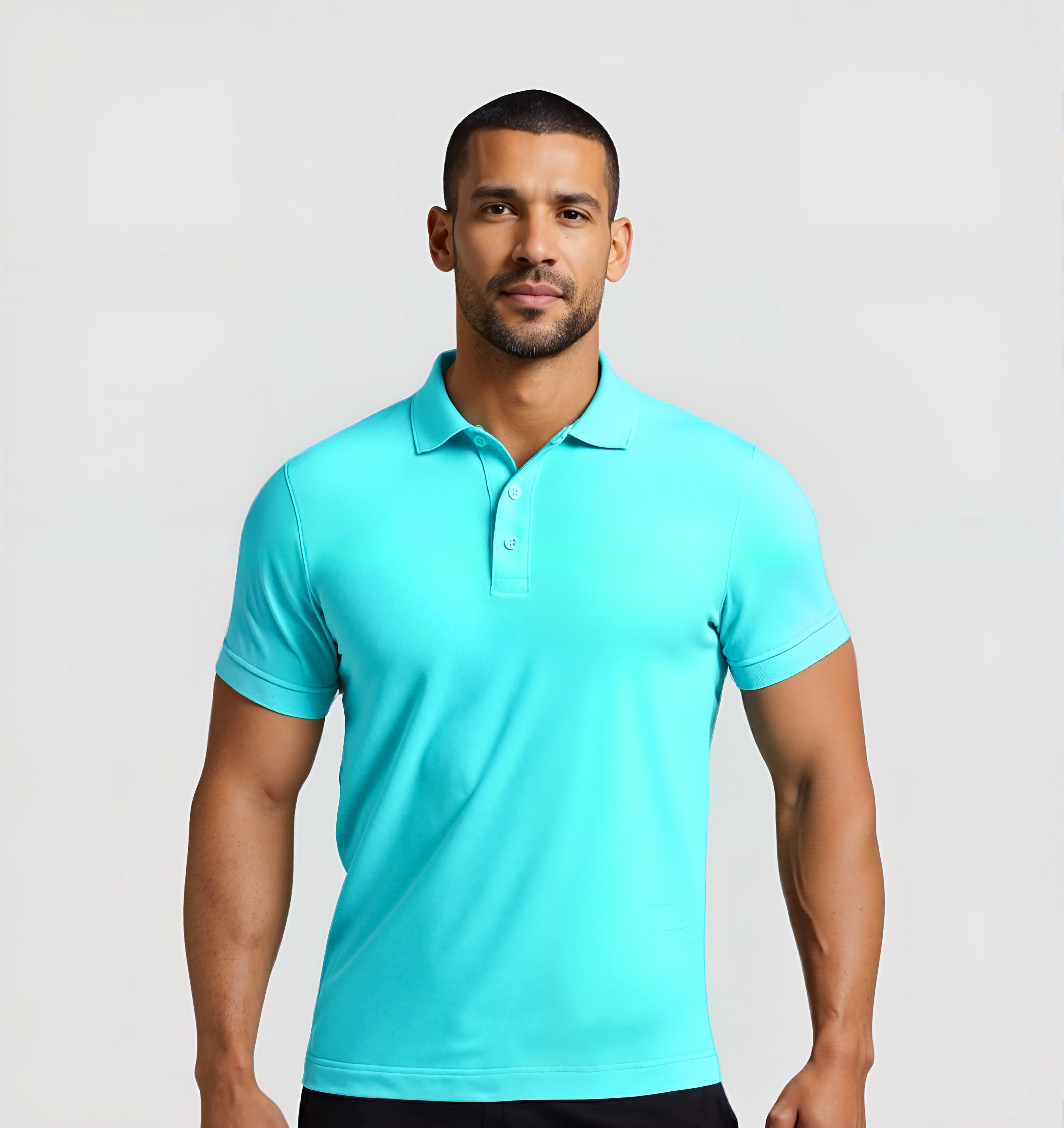 ARCHIVE - Le Polo - Bleu turquoise